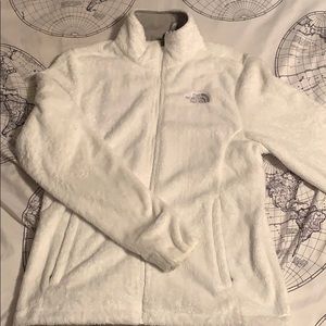 white North Face jacket